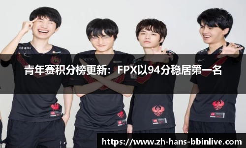 青年赛积分榜更新：FPX以94分稳居第一名